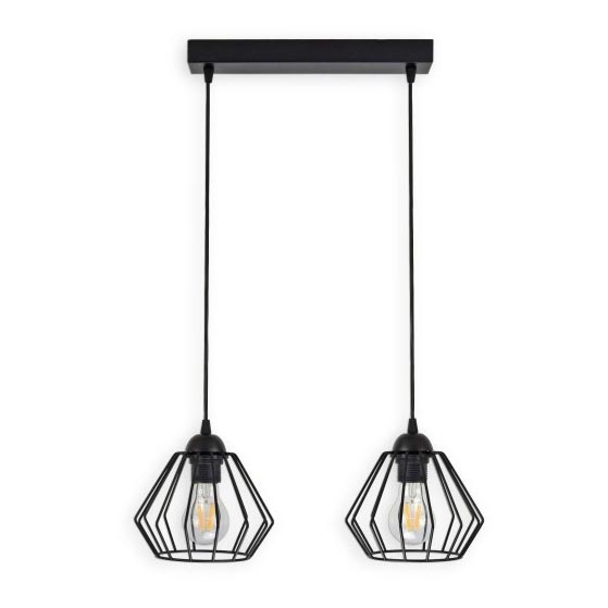 Lampadario a sospensione con filo CEED 2xE27/60W/230V