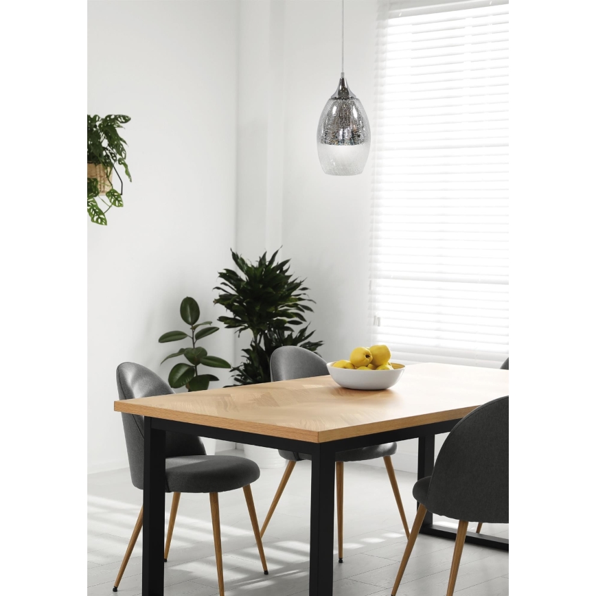Lampadario a sospensione con filo CELIA 1xE27/60W/230V