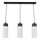 Lampadario a sospensione con filo CLARISSA 3xGX53/12W/230V nero