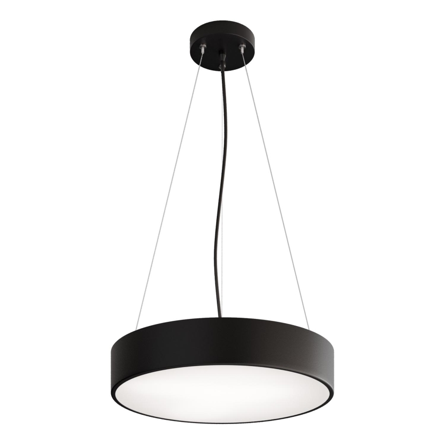 Lampadario a sospensione con filo CLEO 3xE27/24W/230V diametro 40 cm nero
