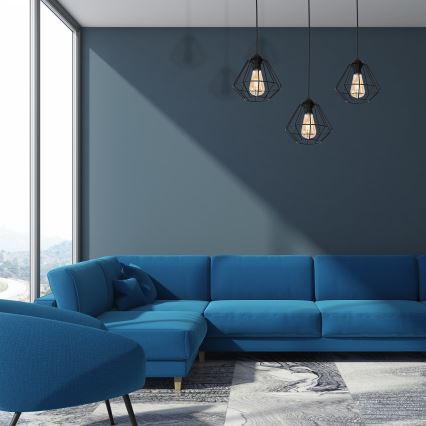 Lampadario a sospensione con filo COLIN 3xE27/60W/230V