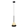 Lampadario a sospensione con filo CONE 1xGU10/10W/230V oro/nero