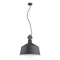 Lampadario a sospensione con filo CORA 1xE27/15W/230V grigio