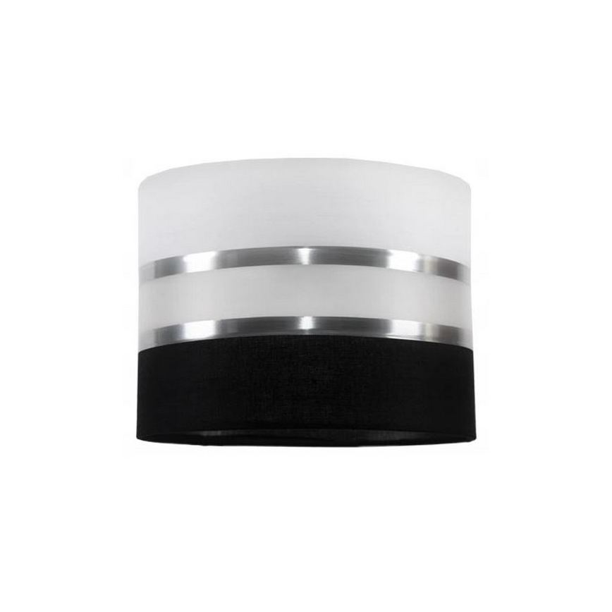 Lampadario a sospensione con filo CORAL 2xE27/60W/230V bianco e nero