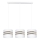 Lampadario a sospensione con filo CORAL 3xE27/60W/230V