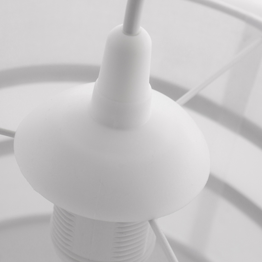 Lampadario a sospensione con filo CORAL S 1xE27/60W/230V bianco