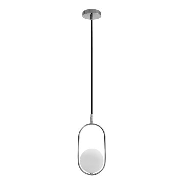 Lampadario a sospensione con filo CORDEL 1xG9/28W/230V cromo lucido