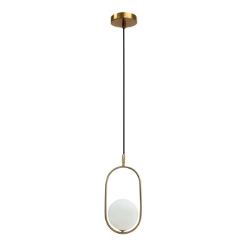 Lampadario a sospensione con filo CORDEL 1xG9/28W/230V oro