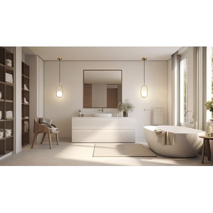 Lampadario a sospensione con filo CORDEL 1xG9/28W/230V oro