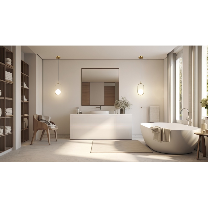 Lampadario a sospensione con filo CORDEL 1xG9/28W/230V oro