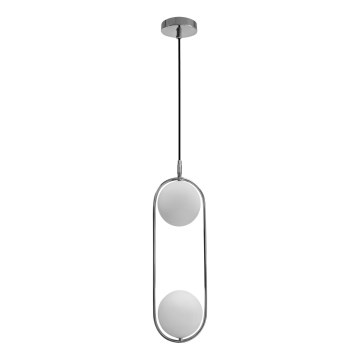 Lampadario a sospensione con filo CORDEL 2xG9/28W/230V cromo lucido