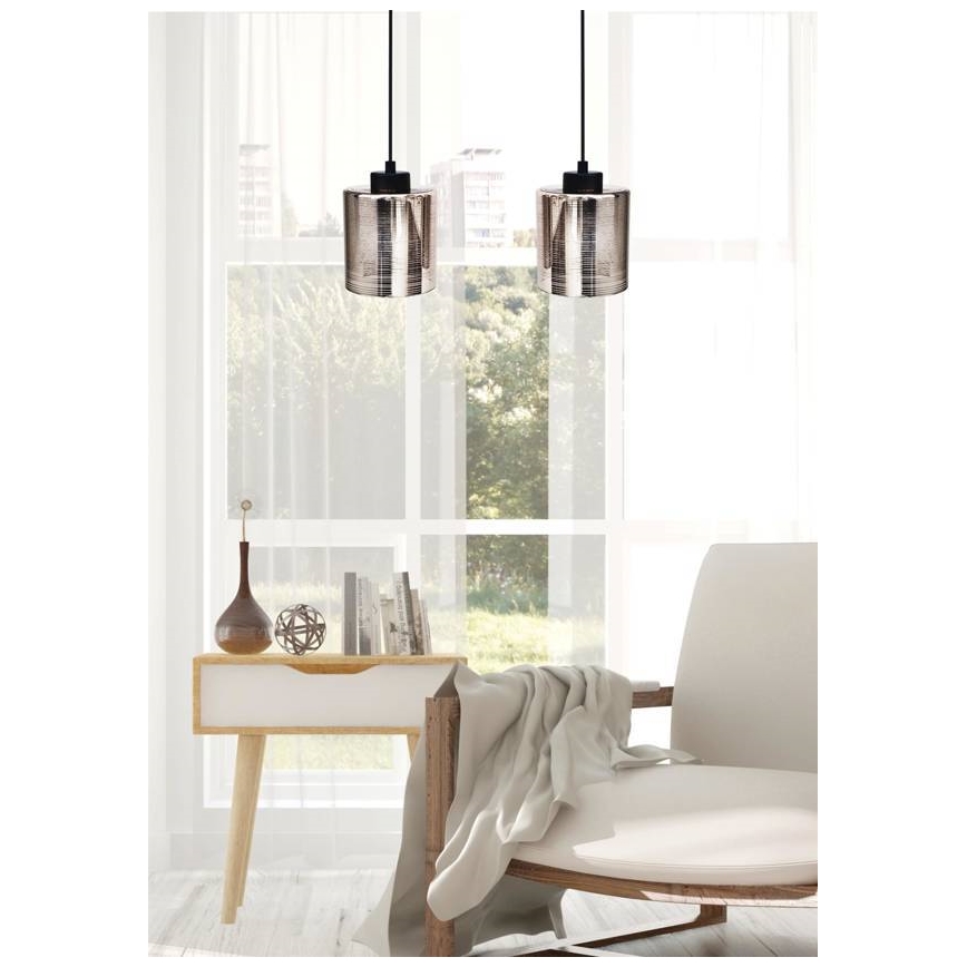 Lampadario a sospensione con filo COX 2xE27/60W/230V
