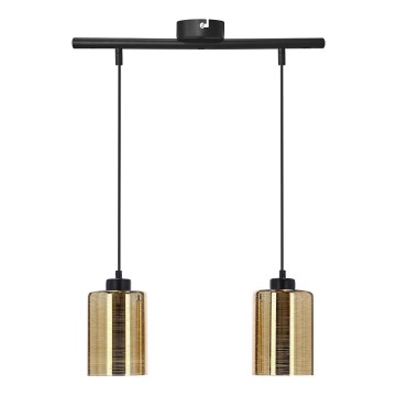 Lampadario a sospensione con filo COX 2xE27/60W/230V oro