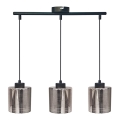 Lampadario a sospensione con filo COX 3xE27/60W/230V