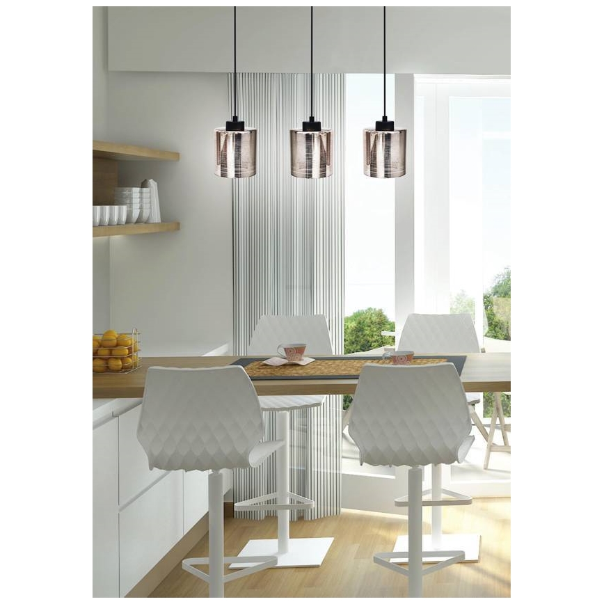 Lampadario a sospensione con filo COX 3xE27/60W/230V