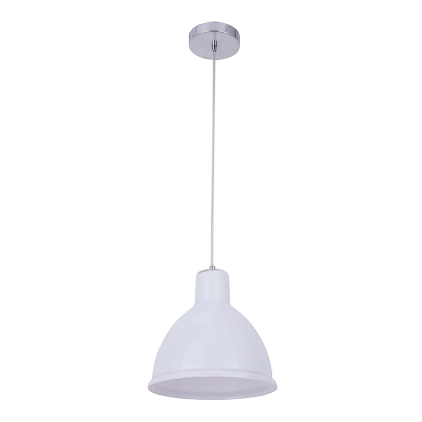 Lampadario a sospensione con filo CREATE 1xE27/11W/230V bianco