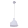 Lampadario a sospensione con filo CREATE 1xE27/11W/230V bianco