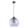 Lampadario a sospensione con filo CUBUS 1xE27/60W/230V blu