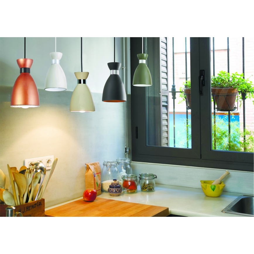 Lampadario a sospensione con filo CUTE 1xE27/60W/230V