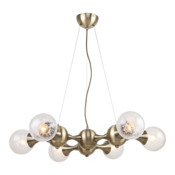 Lampadario a sospensione con filo CYCLONE 6xE14/9W/230V