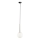 Lampadario a sospensione con filo DAISY 1xG9/12W/230V diametro 14 cm cromo lucido/nero/bianco
