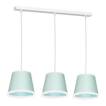 Lampadario a sospensione con filo DAISY 3xE27/60W/230V