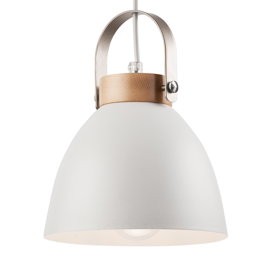 Lampadario a sospensione con filo DANIELLE 1xE27/60W/230V faggio