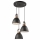 Lampadario a sospensione con filo DANIELLE 3xE27/60W/230V faggio