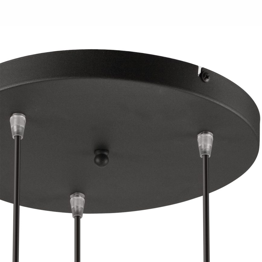 Lampadario a sospensione con filo DANIELLE 3xE27/60W/230V faggio