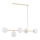 Lampadario a sospensione con filo DANSA 5xE14/10W/230V oro
