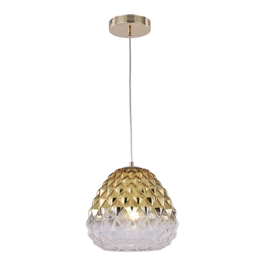 Lampadario a sospensione con filo DIAMOND 1xE27/11W/230V oro