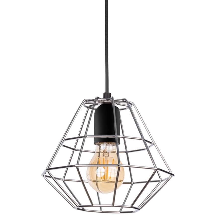 Lampadario a sospensione con filo DIAMOND 1xE27/60W/230V