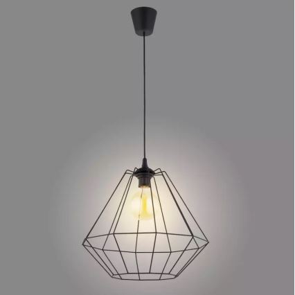 Lampadario a sospensione con filo DIAMOND 1xE27/60W/230V