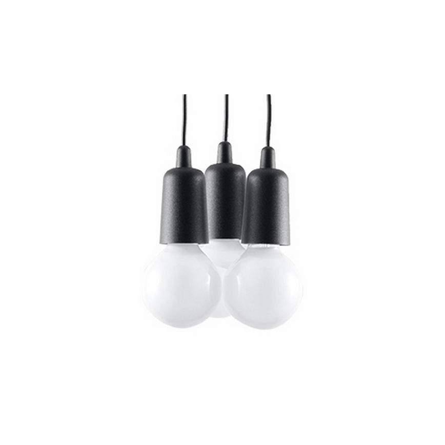Lampadario a sospensione con filo DIEGO 3xE27/60W/230V