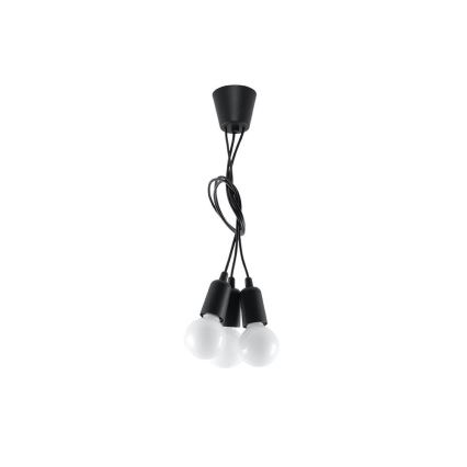 Lampadario a sospensione con filo DIEGO 3xE27/60W/230V