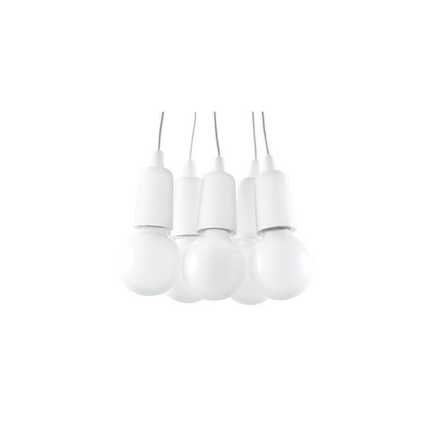Lampadario a sospensione con filo DIEGO 5xE27/60W/230V
