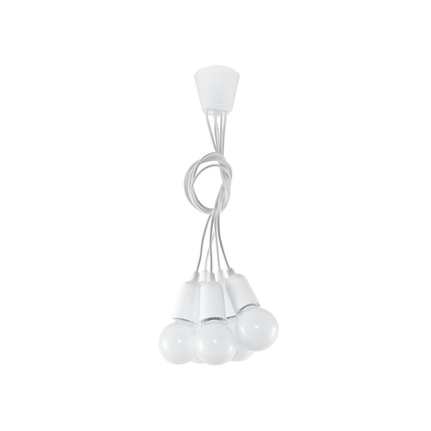 Lampadario a sospensione con filo DIEGO 5xE27/60W/230V