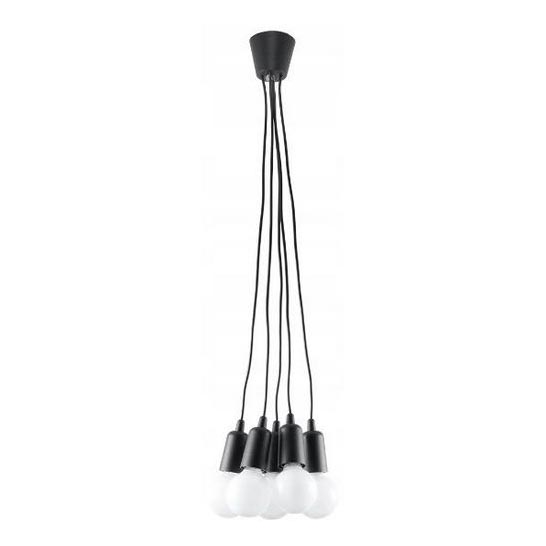 Lampadario a sospensione con filo DIEGO 5xE27/60W/230V