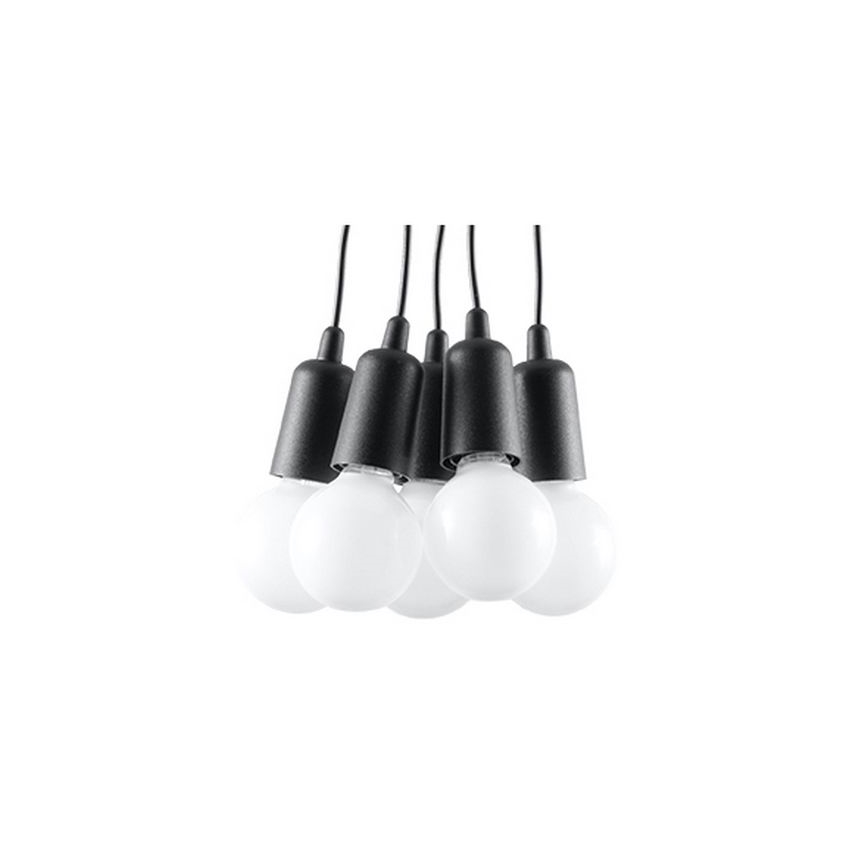Lampadario a sospensione con filo DIEGO 5xE27/60W/230V
