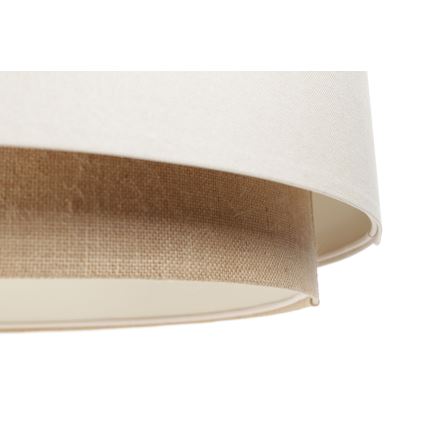 Lampadario a sospensione con filo DOBLO 1xE27/60W/230V color crema/beige