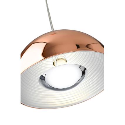 Lampadario a sospensione con filo DORADA 1xE27/60W/230V rame