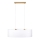 Lampadario a sospensione con filo DOVE 2xE27/40W/230V quercia