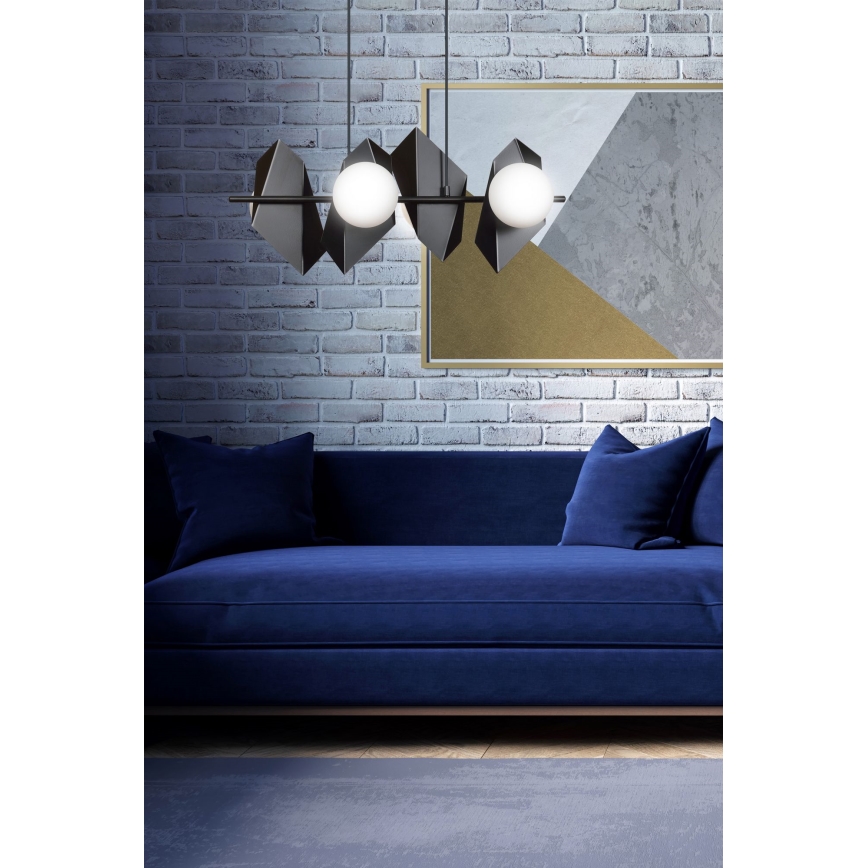 Lampadario a sospensione con filo DRIFTON 4xE14/10W/230V nero