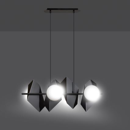 Lampadario a sospensione con filo DRIFTON 4xE14/10W/230V nero