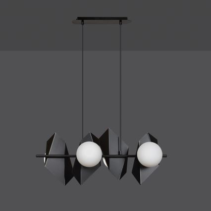 Lampadario a sospensione con filo DRIFTON 4xE14/10W/230V nero