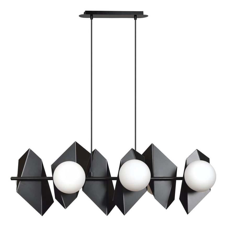 Lampadario a sospensione con filo DRIFTON 6xE14/10W/230V nero