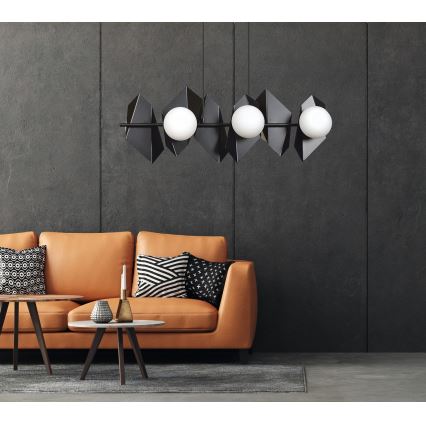 Lampadario a sospensione con filo DRIFTON 6xE14/10W/230V nero