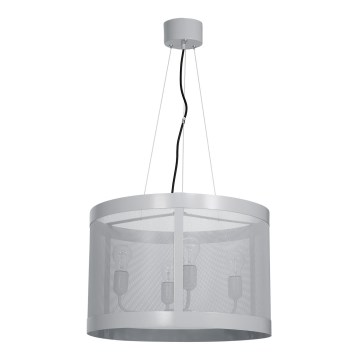 Lampadario a sospensione con filo DRUM 4xE27/60W/230V