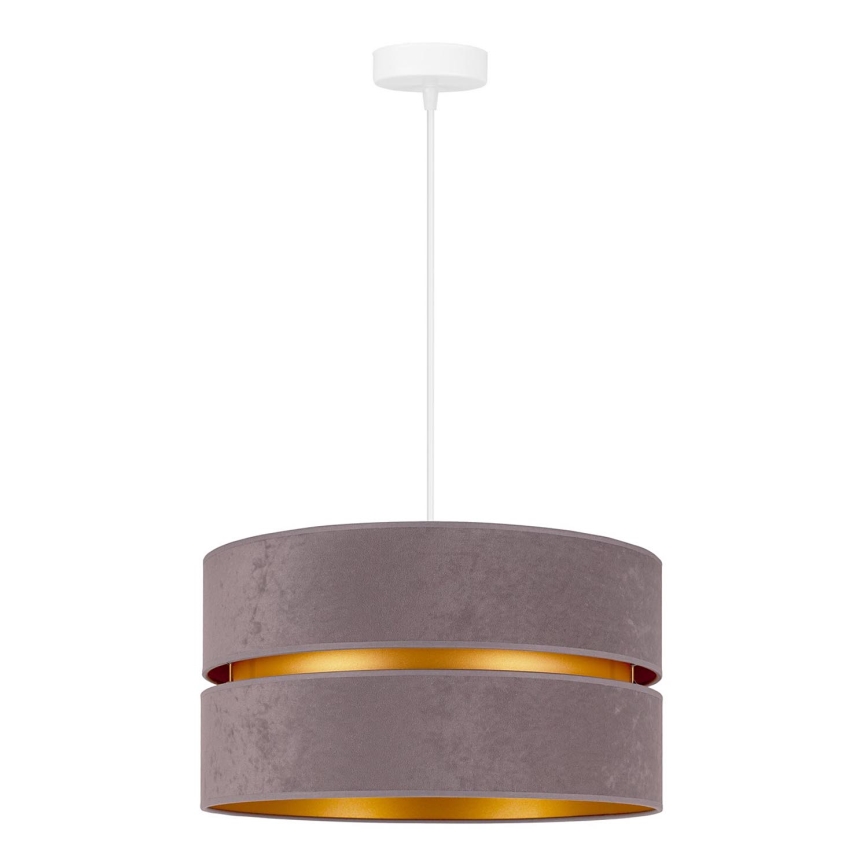 Lampadario a sospensione con filo DUO 1xE27/15W/230V grigio