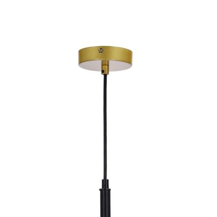 Lampadario a sospensione con filo DUO 3xE14/40W/230V oro/nero